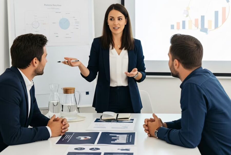 Broker explaining terms of a directors and officers liability policy.