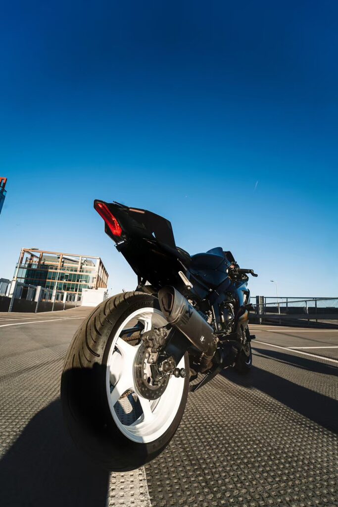 Motorcycle parked covered with recreational vehicle insurance in Ontario